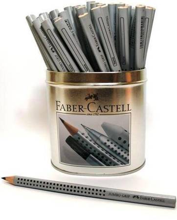 Faber-Castell Ołówek Jumbo Grip srebrny B 119005