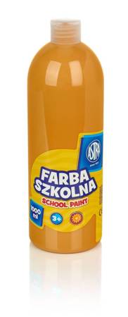 Farba astra 1000ml brązowa jasna szkolna 108629