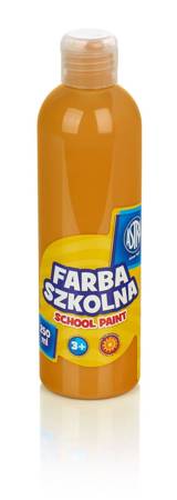 Farba astra 250ml brązowa jasna szkolna 108254