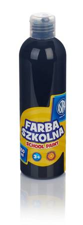 Farba astra 250ml czarna szkolna 108230