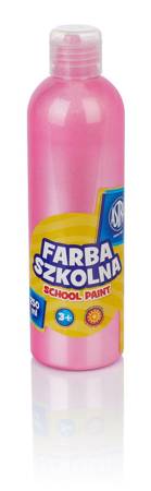 Farba astra 250ml perłowa różowa szkolna 108438