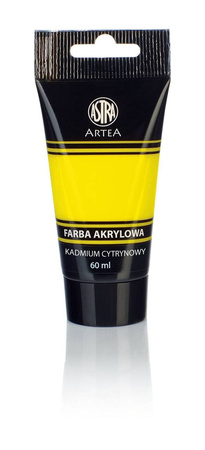 Farba astra akrylowa 60ml kadm cytrynowy 200023 