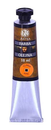 Farba astra olejna 18ml kadm żółty pomarańcz 070251