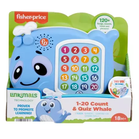 Fisher Price HJR69 Linkimals Edukacyjny Wieloryb 093618