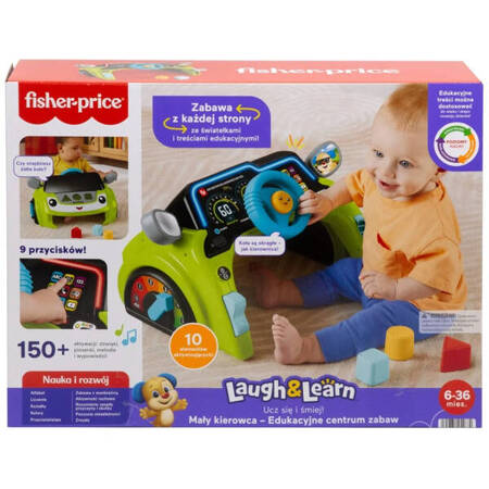 Fisher Price HYR90 Mały kierowca Ucz się i śmiej 254682