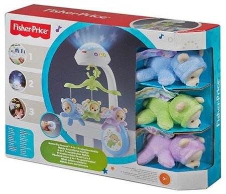 Fisher price cdn41 karuzelka z misiami