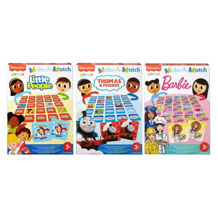 Fisher price games barbie gra dla dzieci gwb51/gwn50