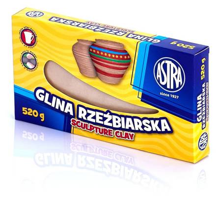 Glina rzeźbiarska 520g 180059 astra 