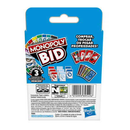 Gra Hasbro Monopoly Bid F1699 899982