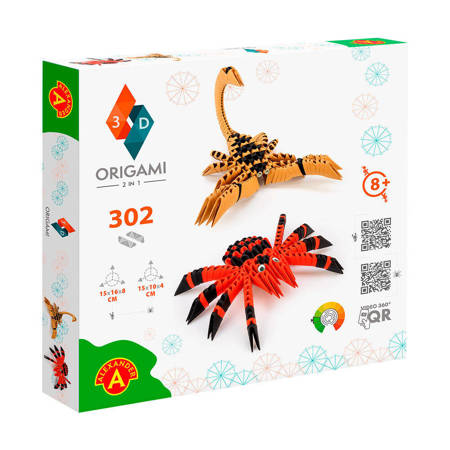 Gra Origami 3D 2w1 pająk skorpion 025651