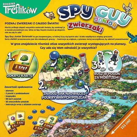 Gra Trefl Spy Guy Junior Zwierzaki 025958