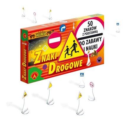 Gra znaki drogowe małe 001792