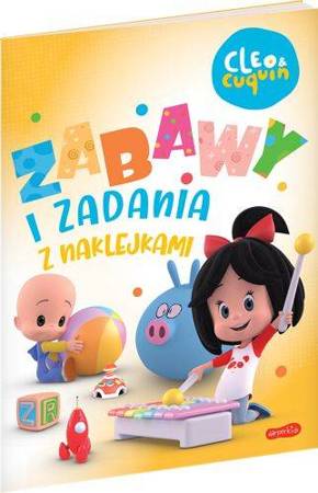 HarperKids Książeczka Zabawy i zadania z naklejkami 663627