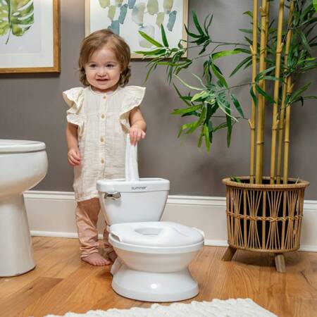 INGENUITY Dziecięca toaleta z dźwiękiem 2 w 1 Summer My Size Potty PRO biała 111246