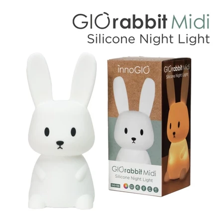 Innogio Silikonowa lampka nocna GIOrabbit Midi GIO-136