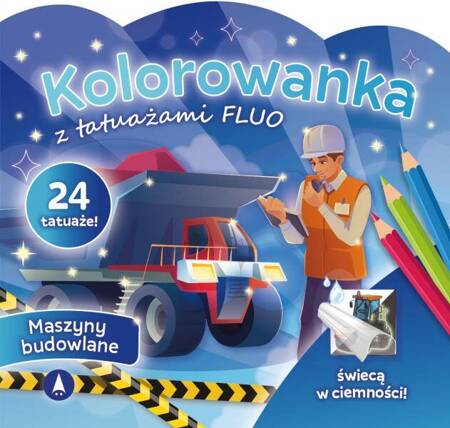 KSIĄŻECZKA FLUO-MASZYNY BUDOWLANE 077636