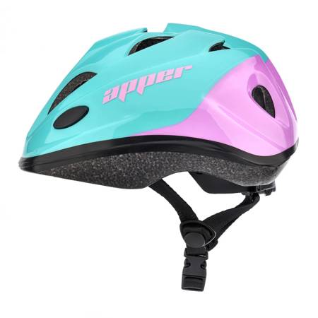 Kask rowerowy Meteor KS07 Apper miętowo różowy S 48-52cm 052642