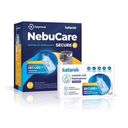 Katarek Helpmedi Nebucare Secire+ zestaw do nebulizacji Helpmedi 776435