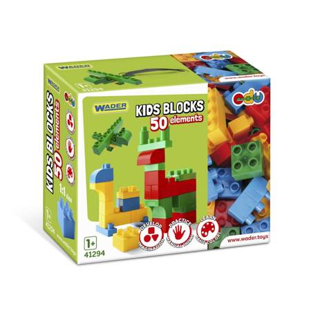 Kids Blocks klocki 50el Wader 41294