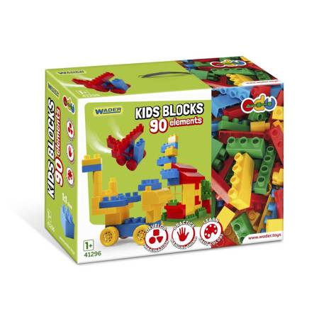 Kids Blocks klocki 90el Wader 41296