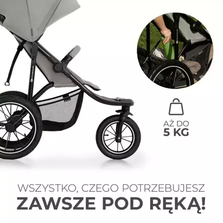 Kinderkraft Helsi Grey Wózek spacerowy 922598