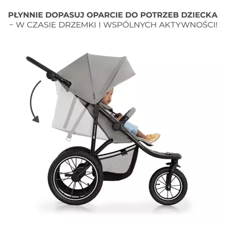 Kinderkraft Helsi Grey Wózek spacerowy 922598