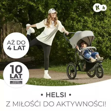 Kinderkraft Helsi Grey Wózek spacerowy 922598