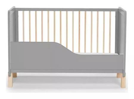 Kinderkraft łóżeczko drewniane nico grey 914463