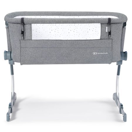 Kinderkraft łóżeczko uno up grey melange 915606