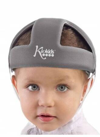 Kiokids Kask ochronny do nauki chodzenia szary 022258