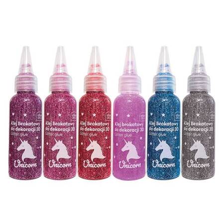 Klej brokat 3D 50ml UNICORN 337092