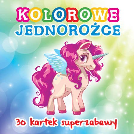 Kolorowanka kolorowe jednorożce 603719