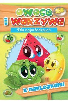 Kolorowanka owoce i warzywa z naklejkami 604303