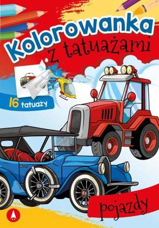 Kolorowanka z tatuażami Pojazdy 074178