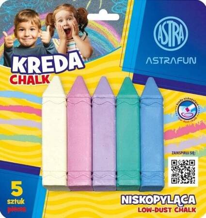 Kreda Jumbo kwadratowa Astra Fun 2x2x10,5 cm 5 szt 190020