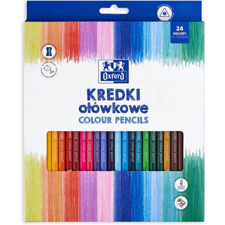 Kredki Ołówkowe Oxford Regular 24 Kolory 239537