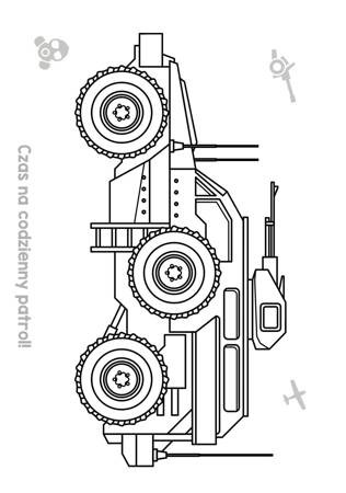 Książeczka Ale frajda! Wykoloruj Pojazdy wojskowe 070989
