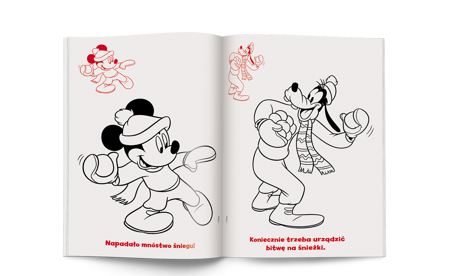 Książeczka Disney Miki Kolorowanka z naklejkami 337926