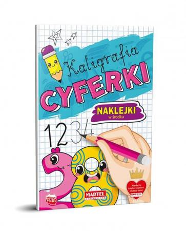 Książeczka Kaligrafia Cyferki z naklejkami 753020