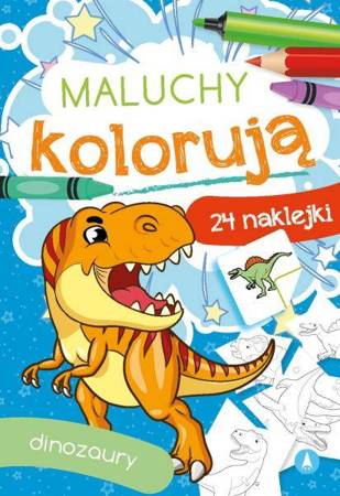 Książeczka Maluchy kolorują. Dinozaury 074208