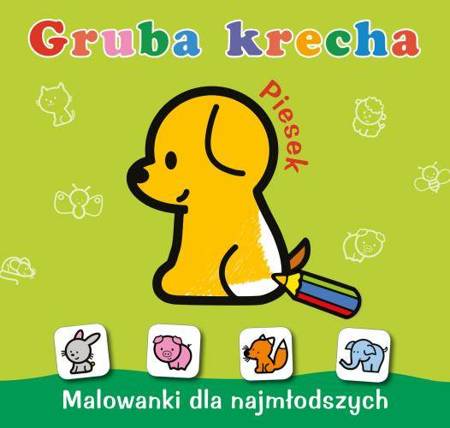 Książeczka gruba krecha piesek