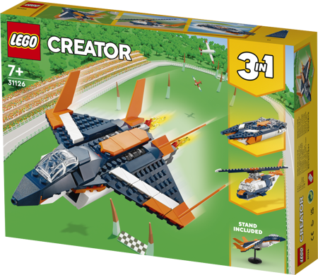 LEGO 31126 Odrzutowiec naddźwiękowy