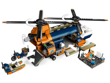 LEGO 60437 City Helikopter badaczy dżungli w bazie