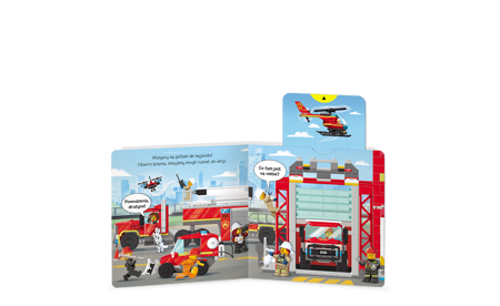 LEGO CITY Straż pożarna. Książka z ruchomymi elementami 338176