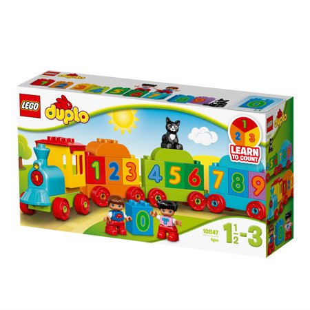 Lego 10847 duplo pociąg z cyferkami 