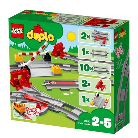 Lego 10882 duplo tory kolejowe