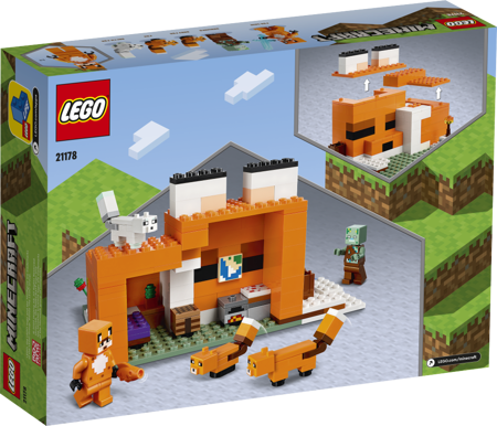 Lego 21178 Minecraft Siedlisko lisów