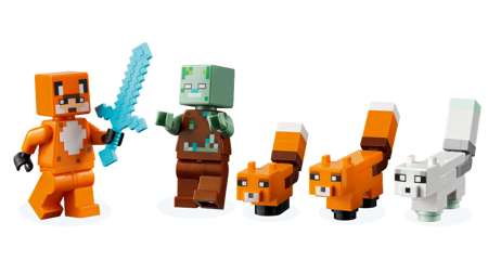 Lego 21178 Minecraft Siedlisko lisów