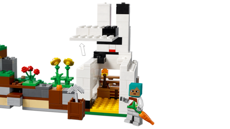 Lego 21181 Minecraft Królicza farma