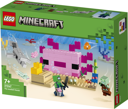 Lego 21247 Minecraft Dom aksolotla